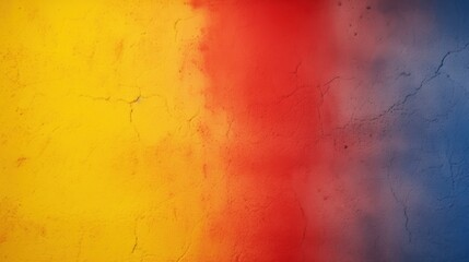 Artistic Gradient Textured Background with Smooth Color Transition from Yellow to Red to Blue