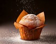© Jana - Muffin in natural paper and sprinkling sugar