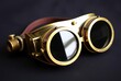 © Katya - Steam Punk Goggles Goggles with brass frames and smoked lenses ;