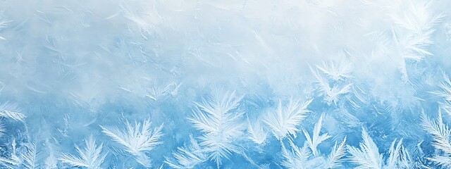 Naklejka na meble acks. Winter seasonal background, mock up, flat lay, ice texture