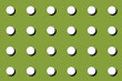 © Ardi - White and green circle dots pattern seamless format Vector illustration