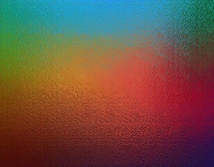 Canvas Print - fluted glass effect with colored gradient, textured colorful plastic panel, for abstract background 