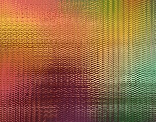 Wall Mural - Fluted glass effect with colored gradient, textured colorful plastic panel, for abstract background art design.