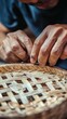 © Sasa Visual - A Chinese craftsman skillfully weaves a bamboo basket, showcasing intricate details