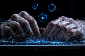 Leinwandbilder - In the field of data science and big data technology, data scientists use computers to compute, analyze, and visualize complex data sets. This discipline covers data mining, stock market analysis,