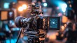 © Artajar - Professional Video Camera with Bokeh Background