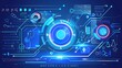 © 熙妍 杨 - Digital Background Technology Process - A Captivating Display of Technological Wonders. The Intricate Steps and Digital Elements Involved in the Background Technology Process, Creating a Mesmerizing