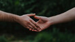 © Rohit k  - Hands reaching out to support each other in a moment of connection for mental health awareness