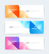© ttae - Geometric banner design with Vector presentation template.