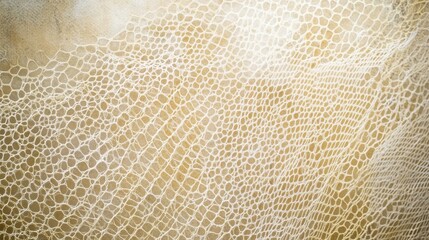 Wall Mural - a textured surface resembling a delicate net pattern on a light background.