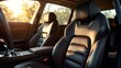 © LittleBird919 - Sleek leather car seats, a masterpiece of design.