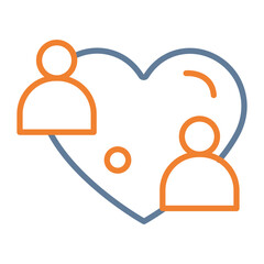 Wall Mural - friendship icon design