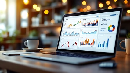 Wall Mural - comprehensive e commerce analytics dashboard showcasing real time sales data and customer insights o