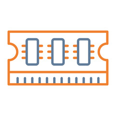 Ram Memory Vector Icon Design