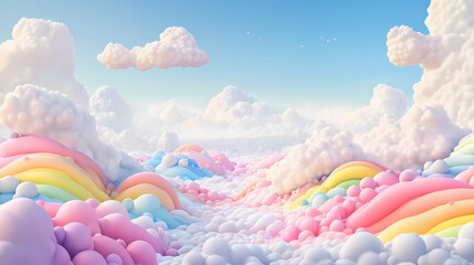 Wall Mural - childrens candy world