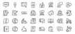 © Ruslan Ivantsov - Information web line icons. Contains icons instructions, a privacy policy, an info center, manual, rule, guide, reference, help Editable stroke.