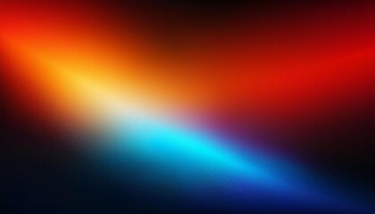 Wall Mural - black blue orange red white mix gradient bright light and glow texture background generative ai