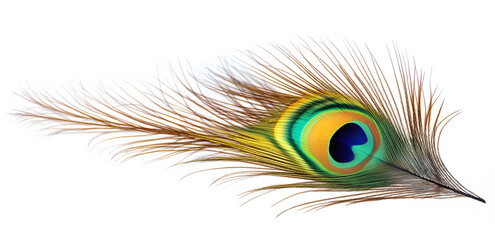 PNG A peacock feather animal bird white background.