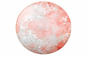 Wall Mural - abstract artistic representation of a planet with soft textures and warm colors featuring shades of 