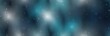 © PNG_bun - abstract wide blue bokeh lights background, blur winter snow blue colors