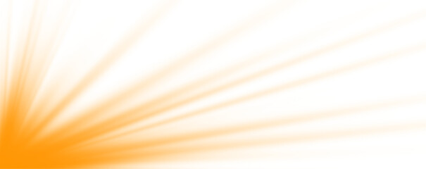 Fototapete - Vector transparent sunlight special lens flare light effect. Wall texture with organic diagonal shadow and light rays on white background PNG.  Abstract golden rays will raise.	