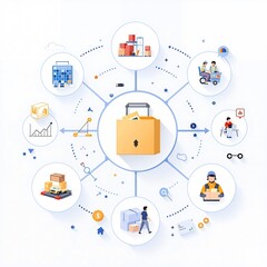 Fototapete - Exploring Effective Business Operations Strategies for Enhanced Productivity and Growth in Modern Enterprises