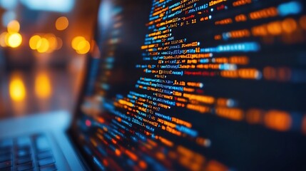 Night Coding Session: Immersed in Lines of Code