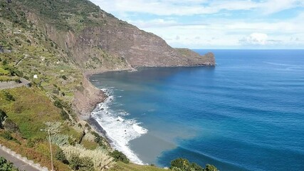 Wall Mural - scenic coastal viewpoint on madeira island