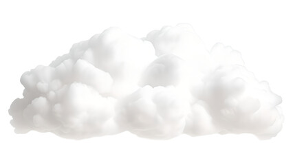 Wall Mural - cloudscape: white soft cloud on transparent background