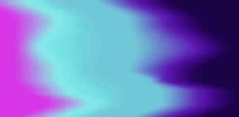 Fototapete - Vector illustration showcasing a zigzag gradient pattern transitioning from pink to cyan and deep purple. The design highlights a dynamic, vibrant, and modern aesthetic with smooth color blending.