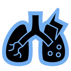 Lung Infection Icon