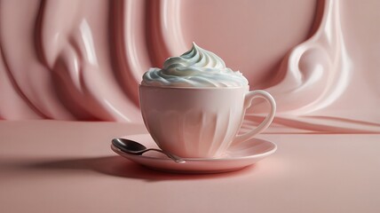 Wall Mural - cup of coffee with chocolate