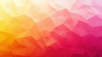 Wall Mural - abstract warm-toned geometric low-poly background.