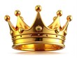 © kansak01 - Stunning 3D Gold Crown Animation on White Background for Luxury and Royalty Themes, Perfect for Celebrations, Awards, and Elegant Design Projects