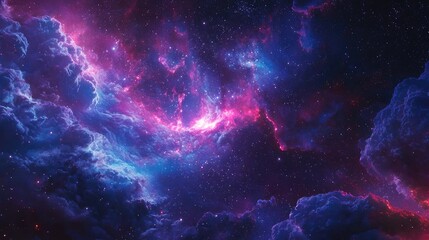 Wall Mural - 8k, original, space, floating, astronaut, clouds and cosmic wonders, stars and celestial bodies, dee