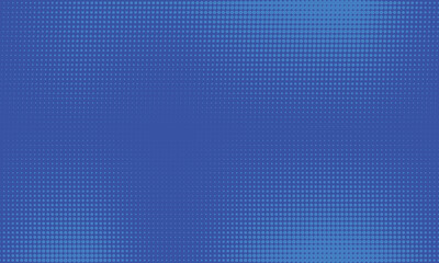 blue halftone pattern. Retro comic gradient background. Bright orange pixelated dotted texture overlay. Cartoon pop art faded gradient pattern