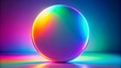 © Kukar Studio - Vibrant Orb Illuminated by a Spectrum of Neon Lights