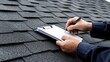 © nini - Inspecting Roof Condition and Taking Notes
