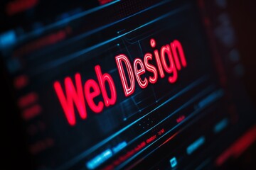 vibrant web design interface