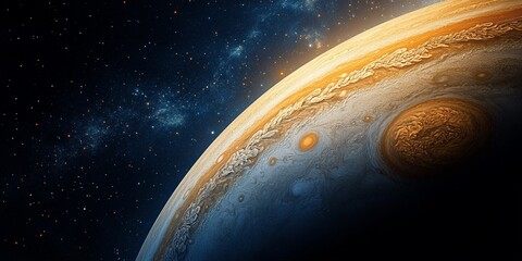 Wall Mural - planet in space