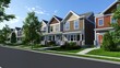 © รุ่งอรุณ ศรีนรสิทธิ์ - Suburban Housing Estate 3D Rendering