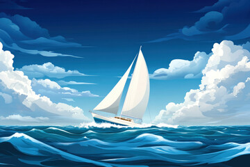 Wall Mural - Nautical Background