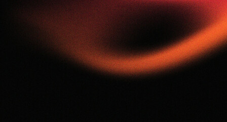 Wall Mural - abstract black orange grainy background warm orange gradient with a subtle grainy texture, creating 