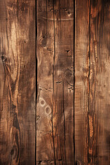 Canvas Print - Dark Wood Floor Texture