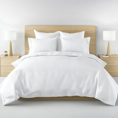 Wall Mural - Modern Bed Isolated