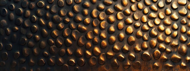 Leinwandbilder - Textured surface with rounded protrusions creating a visually striking pattern.