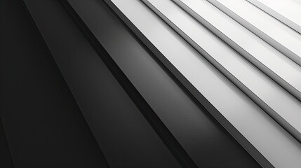 Wall Mural - The monochrome gradient background transitions from black to white, perfect for a minimalist and modern aesthetic.