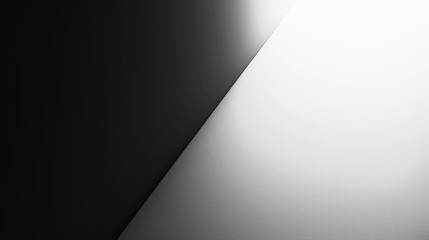 Wall Mural - The monochrome gradient background transitions from black to white, perfect for a minimalist and modern aesthetic.