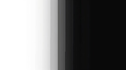 Wall Mural - The monochrome gradient background transitions from black to white, perfect for a minimalist and modern aesthetic.