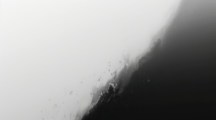 Wall Mural - The monochrome gradient background transitions from black to white, perfect for a minimalist and modern aesthetic.